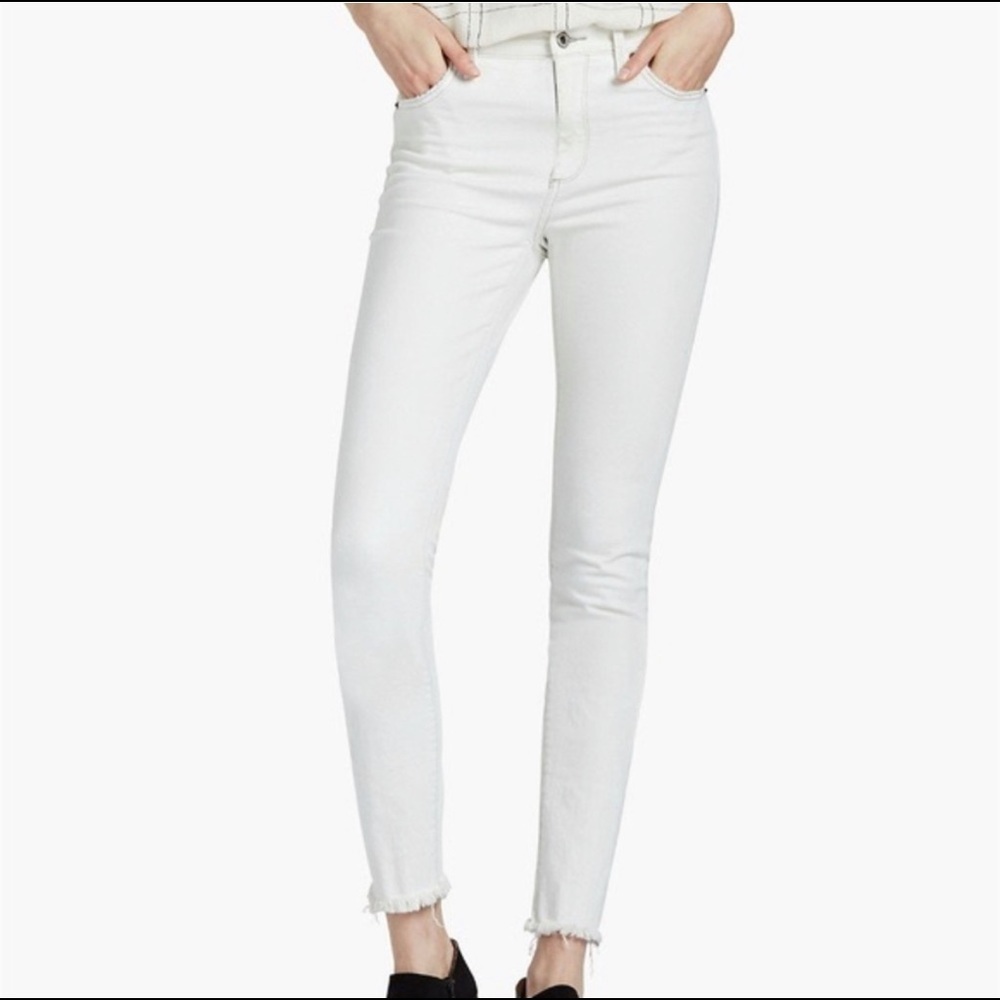 Lucky Brand White Bridgette Skinny Size 28